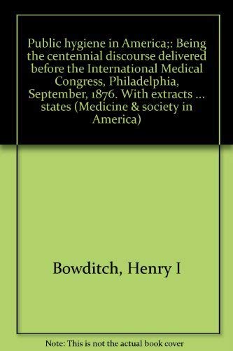 Beispielbild fr Public Hygiene in America (Medicine & Society in America) zum Verkauf von Commonwealth Book Company, Inc.