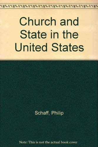 Imagen de archivo de Church and State in the U.S. a la venta por Better World Books