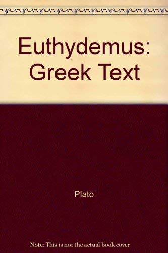 Stock image for Euthydemus of Plato for sale by Book House in Dinkytown, IOBA