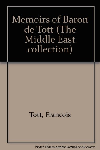 Imagen de archivo de Memoirs of Baron de Tott a la venta por Barclay Books