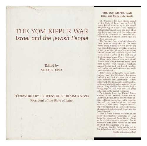 9780405061929: The Yom Kippur War: Israel and the Jewish People (Publications of the Continuing Seminar on World Jewry, Vol. 1)