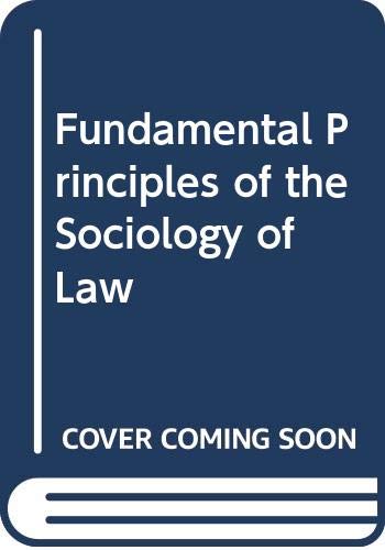 9780405065026: Fundamental Principles of the Sociology of Law
