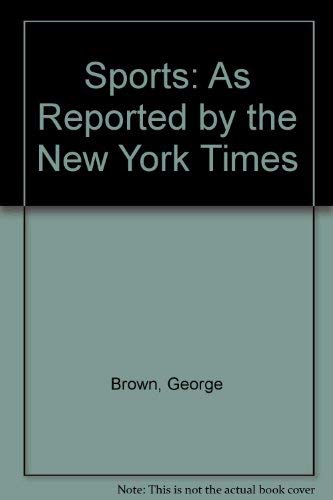 9780405066894: Sports: As Reported by the New York Times