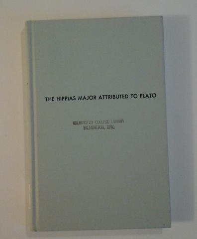 Hippias Major Attributed to Plato (9780405073267) by Plato