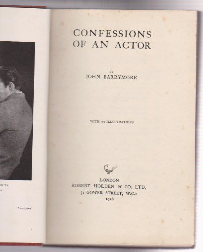 9780405082405: Confessions of an Actor