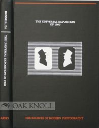 Universal Exposition of 1900: Two Catalogues 1903-1900 (Sources of Photography Series) (9780405096037) by Bunnell, Peter C.