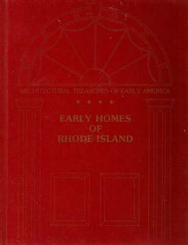 Stock image for Early homes of Rhode Island for sale by BookHolders