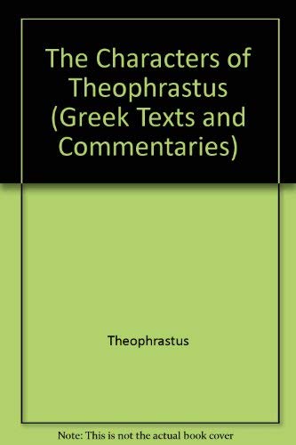 9780405114410: The Characters of Theophrastus