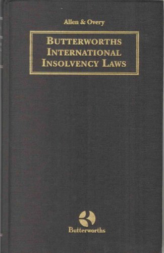 Beispielbild fr Butterworths International Insolvency Law zum Verkauf von Kennys Bookshop and Art Galleries Ltd.
