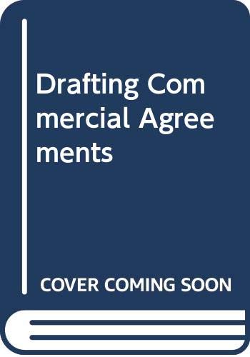 Imagen de archivo de Drafting Commercial Agreements a la venta por WorldofBooks