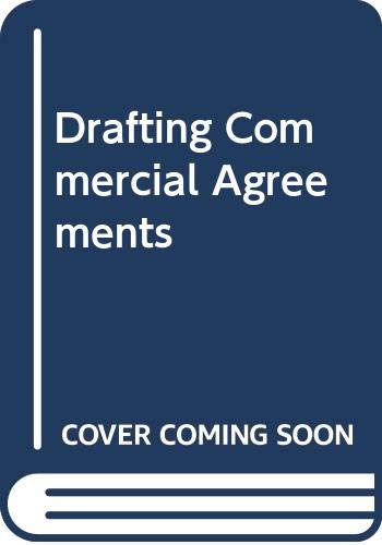 9780406001429: Drafting Commercial Agreements
