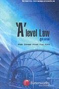 Stock image for A-Level Law for sale by AwesomeBooks