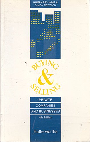 9780406004871: BUYING AND SELLING PRIVATE COMPANIES AND BUSINESSES