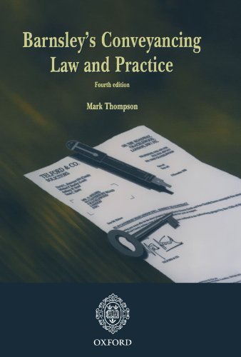 Beispielbild fr Barnsley's Conveyancing Law And Practice zum Verkauf von WorldofBooks