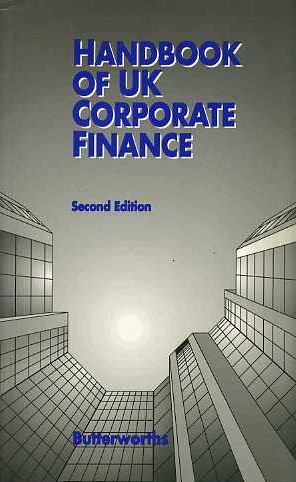 Stock image for Handbook of UK Corporate Finance for sale by AwesomeBooks