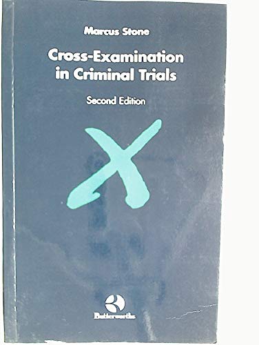 Beispielbild fr Cross-examination in Criminal Trials zum Verkauf von WorldofBooks