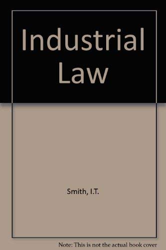 Imagen de archivo de Industrial Law a la venta por AwesomeBooks