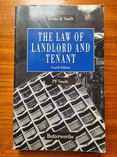 9780406011534: The Law of Landlord and Tenant
