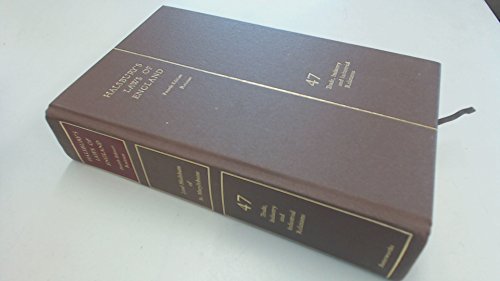 Beispielbild fr Halsbury's Laws Of England, Volume 47 - Trade, Industry and Industrial Relations (Halsbury Laws of England) zum Verkauf von Goldstone Books