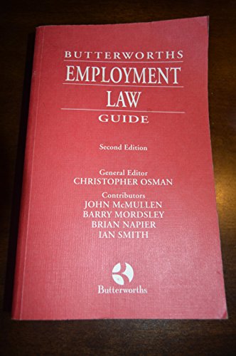 Imagen de archivo de Butterworths Employment Law Guide a la venta por Phatpocket Limited