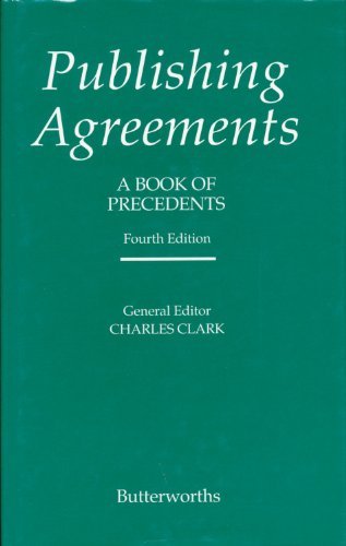 Beispielbild fr Publishing Agreements: A Book of Precedents zum Verkauf von PsychoBabel & Skoob Books