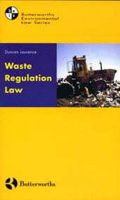 9780406024572: Waste regulation law (Butterworths environmental law series)