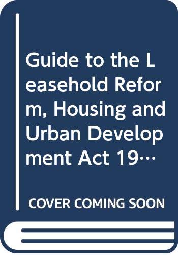Matthews and Millichap: Guide to the Leasehold Reform, Housing and Development Act 1993 (9780406026507) by Matthews, Paul; Millichap, Denzil