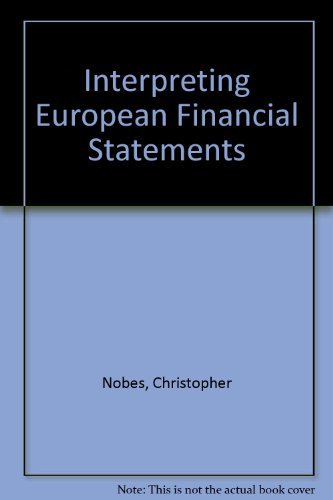 Stock image for Interpreting European Financial Statements for sale by WorldofBooks