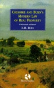 Stock image for Modern Law of Real Property for sale by WorldofBooks