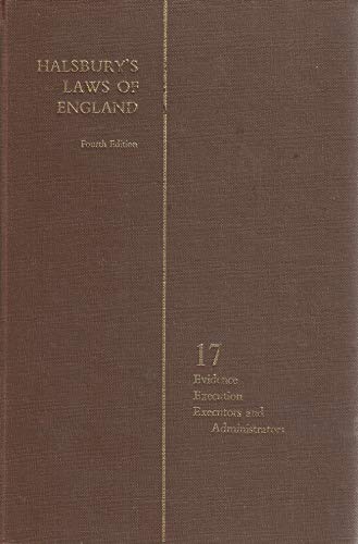 9780406034175: Halsbury's laws of England