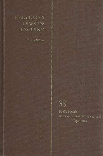 Stock image for Halsbury's Laws of England 4th Edition Volume 38 for sale by Pigeonhouse Books, Dublin
