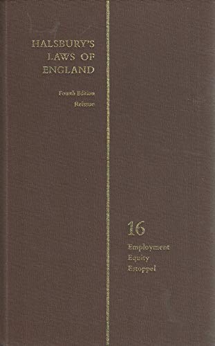 Imagen de archivo de Halsbury's laws of England a la venta por Pigeonhouse Books, Dublin