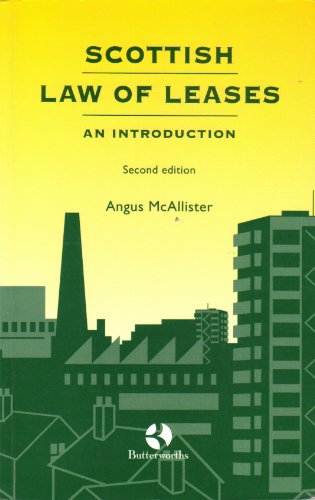 Stock image for Scottish Law of Leases: An Introduction for sale by WorldofBooks