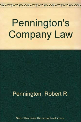 Imagen de archivo de Pennington's Company Law a la venta por WorldofBooks