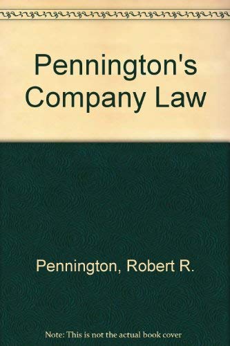 Stock image for Pennington's Company Law for sale by WorldofBooks