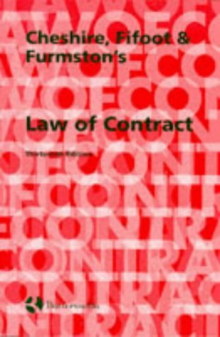 Beispielbild fr Cheshire, Fifoot and Furmston's Law of Contract (Cheshire Fifoot & Furmston) zum Verkauf von AwesomeBooks