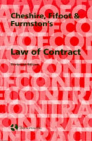 9780406049643: Cheshire, Fifoot and Furmston's Law of Contract