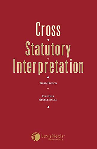 Stock image for Cross : Statutory Interpretation for sale by Better World Books Ltd