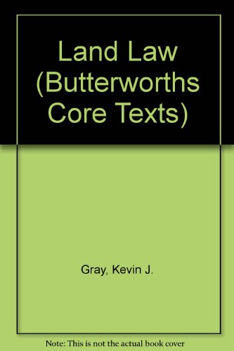 9780406056016: Land Law (Butterworths Core Texts)