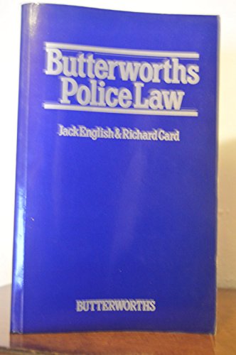 Imagen de archivo de Butterworths Police Law a la venta por WorldofBooks