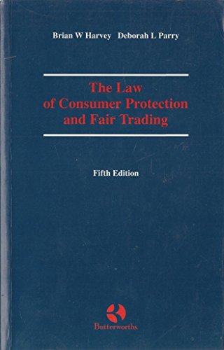 Beispielbild fr Law of Consumer Protection and Fair Trading zum Verkauf von AwesomeBooks