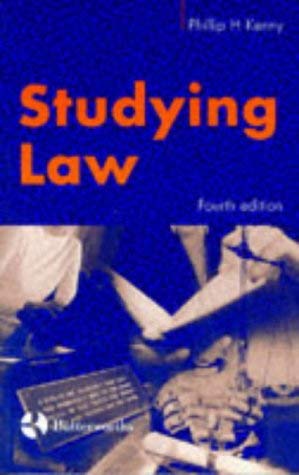 Stock image for Studying Law for sale by medimops