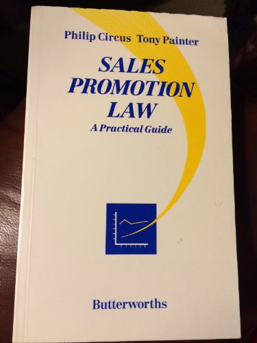 Imagen de archivo de Sales Promotion Law - A Practical Guide a la venta por dsmbooks