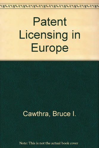 9780406148414: Patent Licensing in Europe