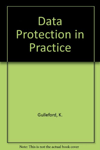 Beispielbild fr Data Protection in Practice. zum Verkauf von Plurabelle Books Ltd