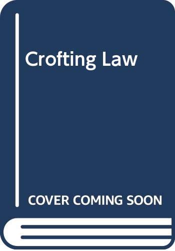Stock image for Crofting Law for sale by dsmbooks