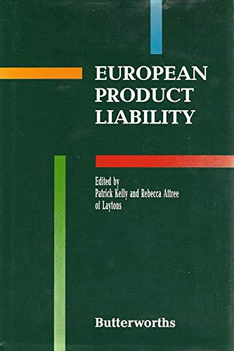 Beispielbild fr European Product Liability zum Verkauf von Pigeonhouse Books, Dublin