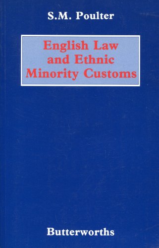 Beispielbild fr English Law and Ethnic Minority Customs zum Verkauf von WorldofBooks