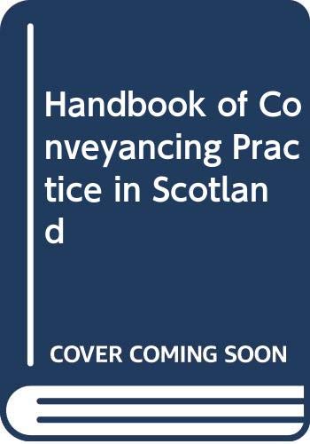 9780406206008: Handbook of Conveyancing Practice in Scotland