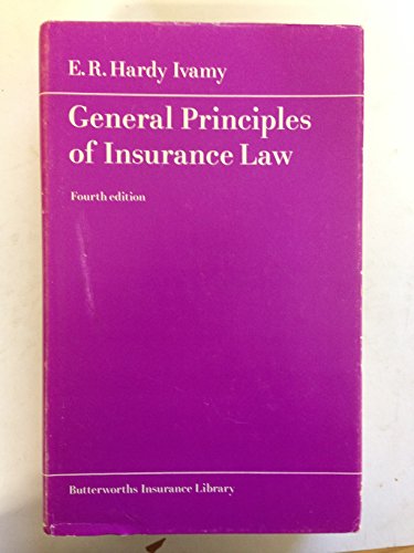 9780406252753: General principles of insurance law (Butterworths insurance library)